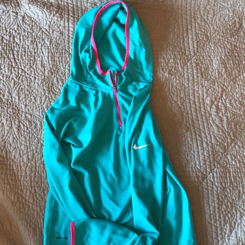 Nike half zip hoodie